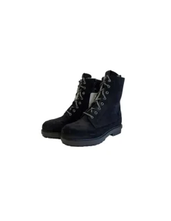 Bottes Hiver Canadiennes Femme Anfibio Bree Cuir Doublées 100% Laine Naturelle