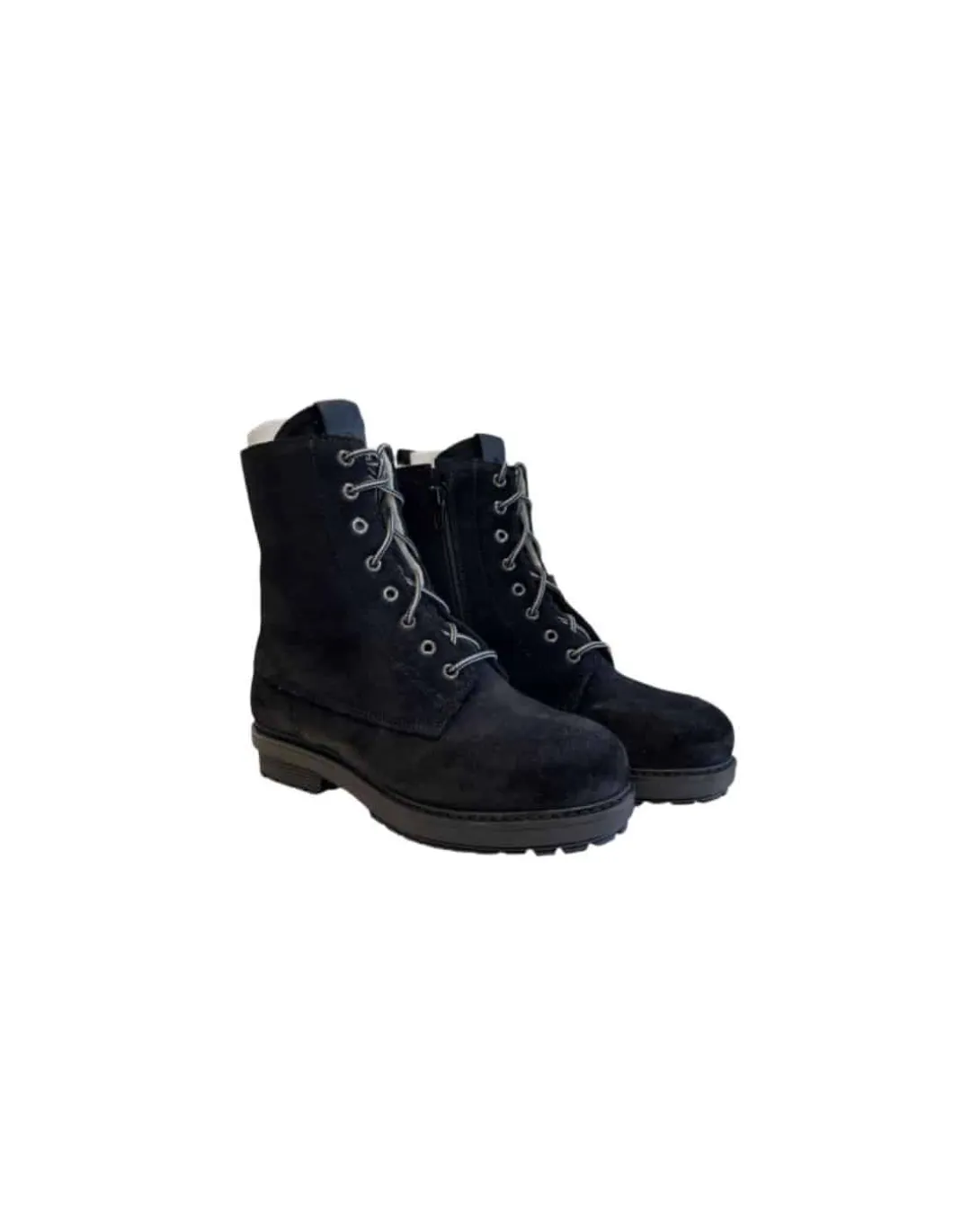 Bottes Hiver Canadiennes Femme Anfibio Bree Cuir Doublées 100% Laine Naturelle
