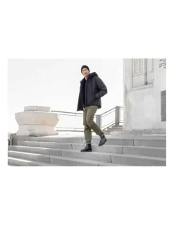 Bottes Homme Anfibio Chelsea Cuir Doublées 100% Laine Naturelle