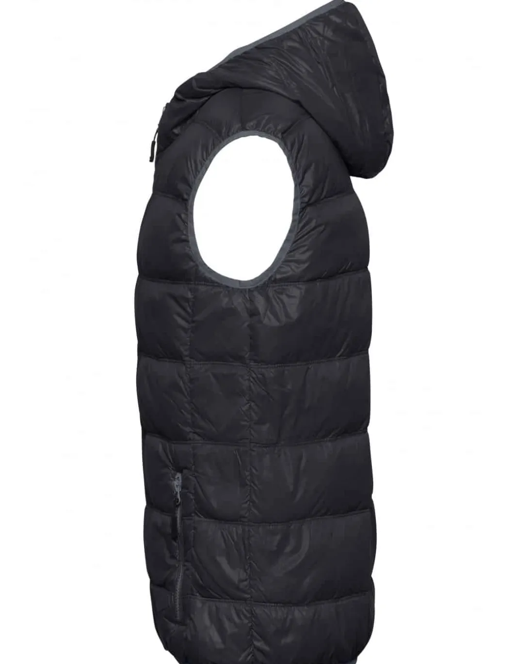 Gilet à Capuche Duvet Déperlant Homme James & Nicholson