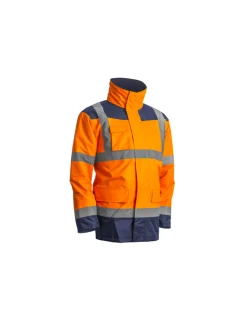 Parka De Travail 4 En 1 Haute Visibilité