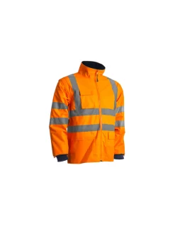 Parka De Travail 4 En 1 Haute Visibilité