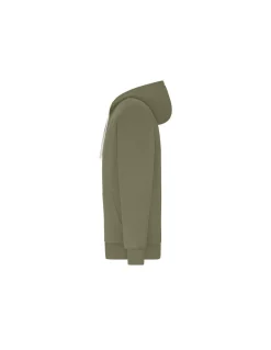 Sweatshirt à Capuche Hommme Zippé Doublé Sherpa