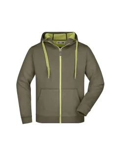 Sweatshirt Homme Doublé Polaire à Capuche 385g/m² James & Nicholson
