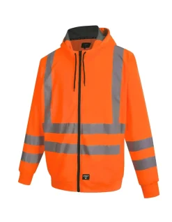 Sweatshirt HV à Capuche Zip FL03 Pesso