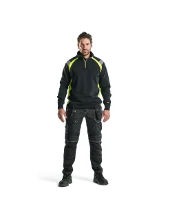 Sweatshirt 1/4 Zip Nouvelle Collection Haute Visibilité 3432 Blaklader